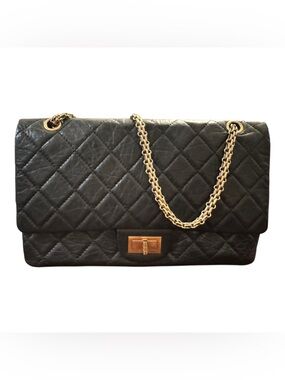 CHANEL Aged Calfskin Quilted 2.55 Reissue 227 Jumbo